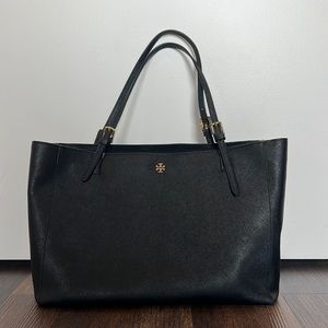Tory Burch Black Saffiano Laptop Tote XL